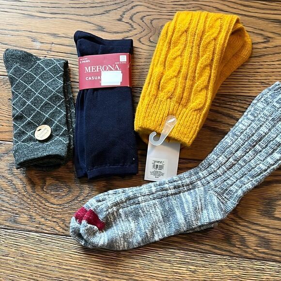 5 pair miscellaneous brand socks D14 - Picture 1 of 7